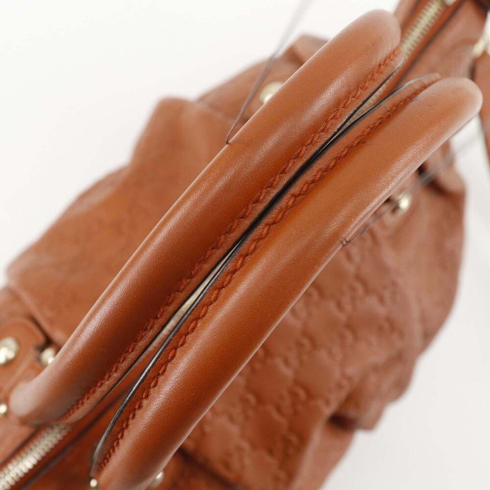 GUCCI Brown Leather Tote Bag - Picture 6 of 16
